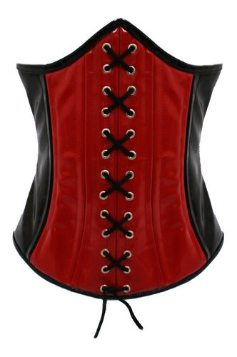 Nixxi Dust Corset Underbust Cuero Gotico Metalero Rock 0508.0 0