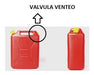 Covertex Bidón Nafta, Gasoil 20 L Chato Pico Vertedor, Venteo Completo 6