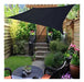 Toldo Vela P/ Sombra C/ Protección Uv 4*9.5 Rectangulo Negro 1