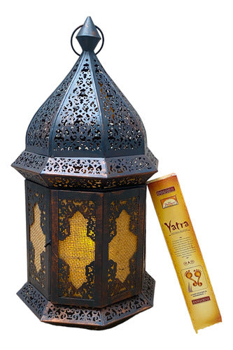 Handcrafted Moroccan Style Hindu Candle Holder Imported from India 0