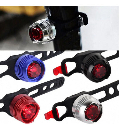 Polo T LED Red Bicycle Light X1 Rear with Batteries 3