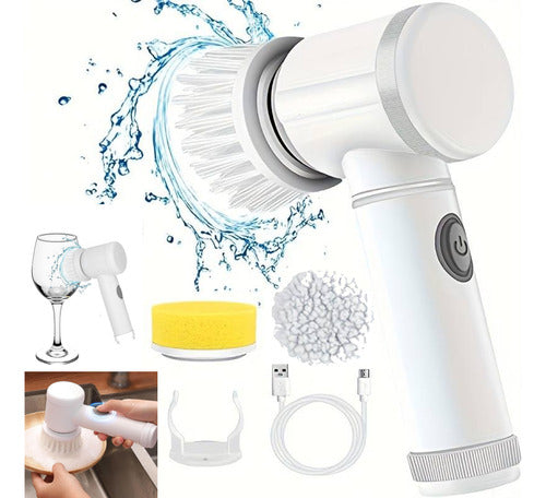 Automatic Dishwasher Brush Washes Cups Plates Pots Robot 0