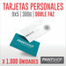 Tarjetas Personales Color Printshop 9x5 300g Doble Faz X1000 0