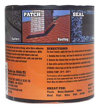 Gorilla Waterproof Patch & Seal Tape 10cm X 3m 1