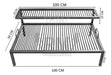 Parrilla Asador+mantenedor+módulo Para Achuras 100x50 Cm 1