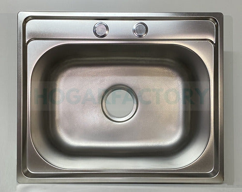 Urbis Pileta Acero Inoxidable Cocina 53 Cm 1ra Calidad 1