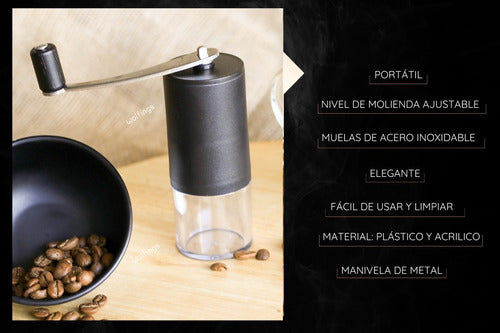 Portable Manual Coffee Grinder Seeds Grinder 1
