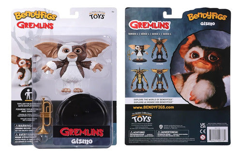 The Noble Collection Bendyfigs Figura Gremlins Gizmo-original 0