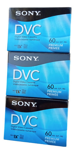 Sony 3 Casette DVC 60m 0