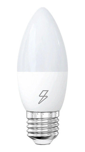 Jeluz Led Candle Lamp 5W Cool Light E27 JL-BVL5-6K Per Unit 0