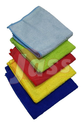 5-Pack Microfiber Multipurpose Cloth 30x30 cm Car Wash Detailing Kit 2