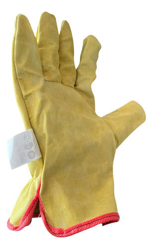 CVE Leather Gloves Vaqueta 1/2 Paseo T11 - 12 Pairs 2