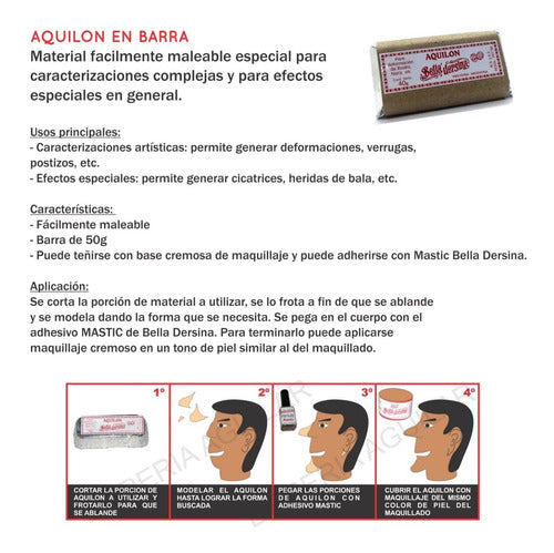 Aquilon Bella Dersina En Barra Caracterizaciones Heridas Etc 2