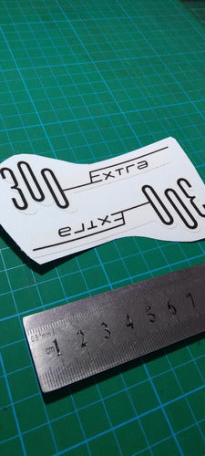 PLENO IMPRESO Gilera 300 Extra Laminated Premium Stickers 2