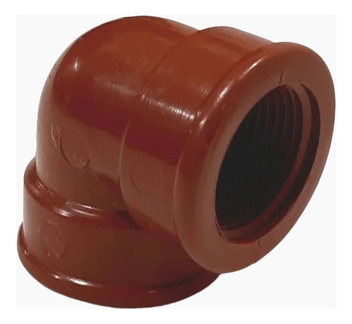 BEJARANO MÁQUINAS 90° Female Threaded Elbow 1 1/2" Polypropylene 1