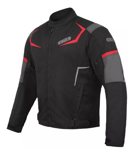 Motorcycle Jacket GP23 Cordura Waterproof with Removable Liner and Protections 5