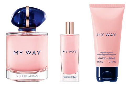 Giorgio Armani My Way Set Edp 90ml + 15ml + Body Lotion 1