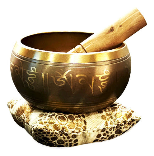 Only-Woman Tibetan Bowl Imported 7 Metals 13cm + Accessories Box 7