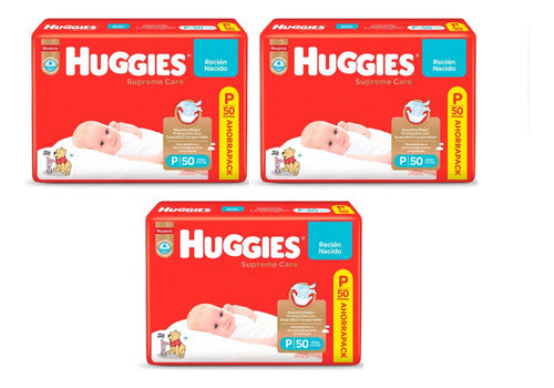 Huggies 150 Supreme Care Diapers Size Small 0