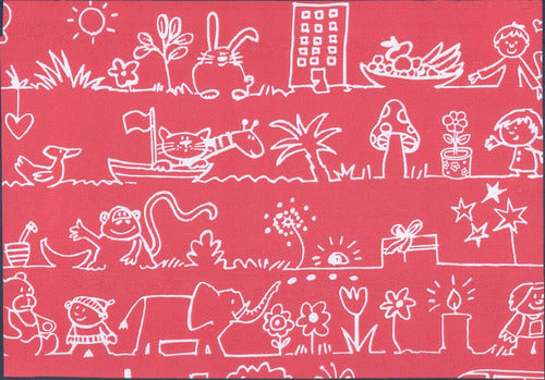 Children's Gift Wrapping Paper Roll 35cm x150m Kids 72