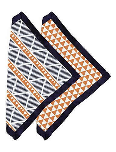 Bacati Liam Azteca Triangles Muslin Security Blankets D 0