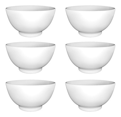 Schmidt Set Juego X 6 Bowl Ensaladeras Porcelana 19 Cm 0