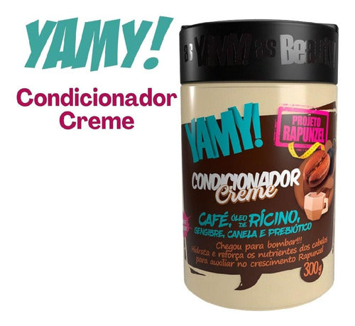 Yamy! Acondicionador Rapunzel Ricino Y Cafe Curly Girl 300ml 0