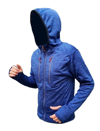 Equipe Co Campera Micropolar Hombre Running Deportiva Térmico Liviano 1