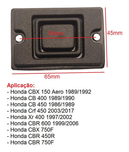 Borracha Diafragma Freio Dianteiro Cbx 150 Aero 1989/1992 3