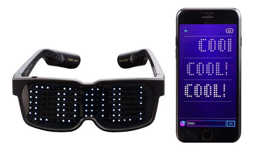 TODOLUMINOSO Lentes Luminosos Rave Premium Con Bluetooth 0