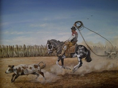 Capataz De Tropa Gauchos - Madero Marenco - Lámina 45x30 Cm. 0