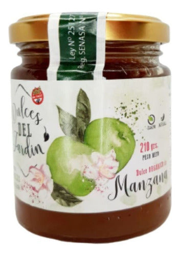 Dulces del Jardín Organic Apple Jam 3 X 210 g 0