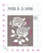 Noreste Ideas Stencil Rosas Botánica 50x60cm Deco FLR1027 1