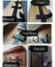 Rustic Wooden Wall Coat Rack with Shelf 4 Hooks 2