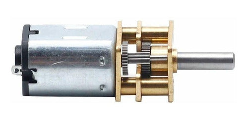 Augiimor 2PCS DC 6V 1000RPM Speed Reduction Motor N20 3mm Shaft Mini Metal Gearwheel Gear Motor with Full Metal Gearbox Micro Motor 1