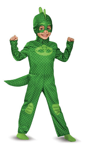 Generic Disfraz Pj Mask Héroes En Pijamas Personaje Gekko 0