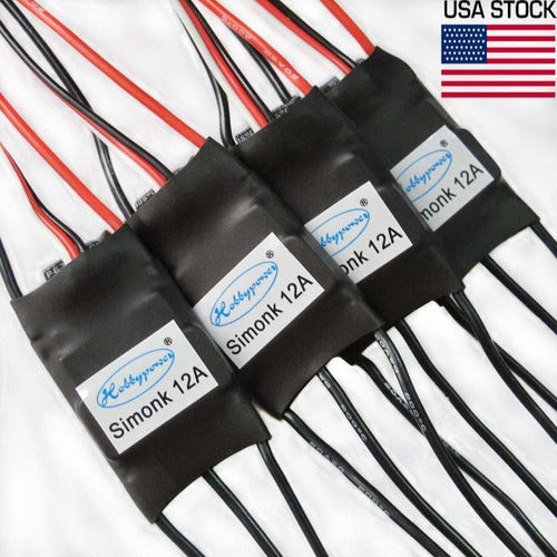 SimonK 4x12A ESC Brushless Speed Controller for 2-3S Lipo Multicopters 1