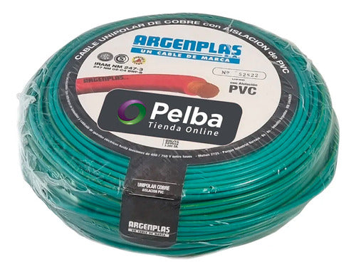 Argenplas Unipolar Cable 1x2.50mm V/a X 100 Mts 0