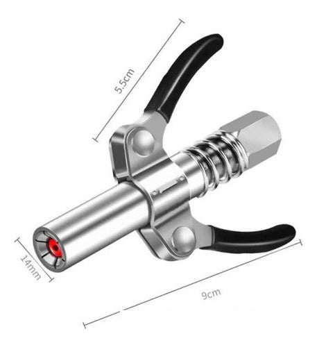 Bomba Pneumática Acoplador De Graxa De Trava Rápida 2pcs 2