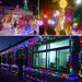 Luces Led Navidad Exterior Multicolor Con Enchufe 100m 1