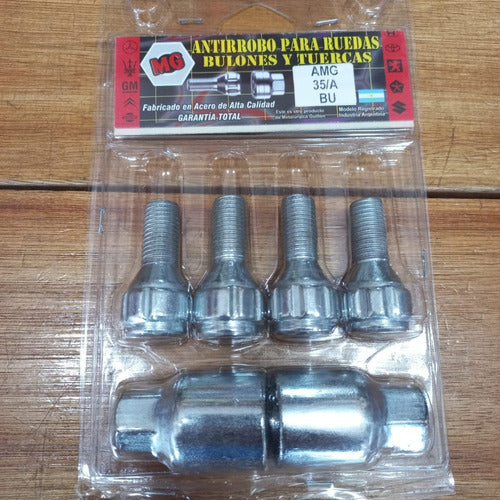 Kit Tuerca Bulón Antirrobo Renault Clio Ii Desde 2007 Mg 2