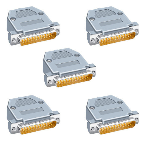 Jienk 5 Piezas Db25 Rs232 D-sub Serie Serie De Conectores De 0