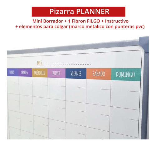 Servimaster Magnetic Monthly Planner Board with Accessories 1