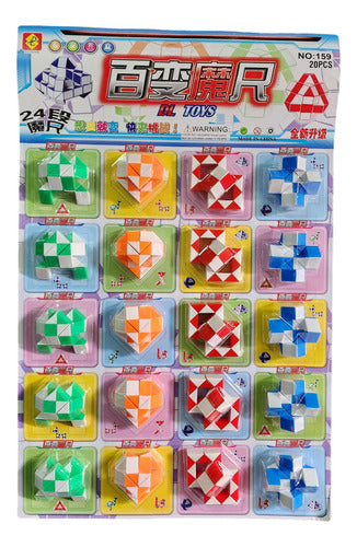 COTILLON LUMINOSO MI SOUVENIR 10 Cubo Mágico Rubik Juguete Piñata Souvenir 0