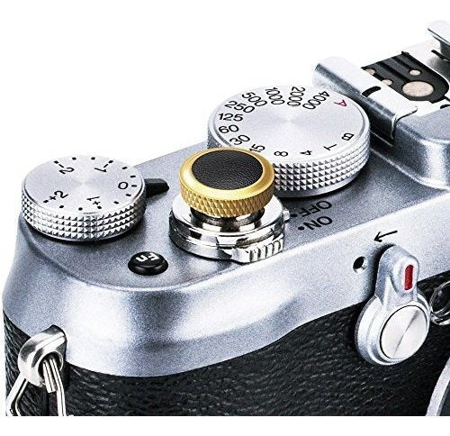 Jjc Deluxe - Boton De Disparador Para Camara Fuji Dorado 4