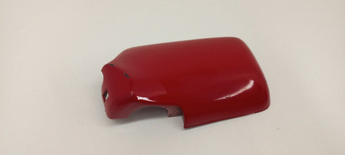 Cacha Exterior Espejo Izq Vw Golf 95/98 Roja Con Detalle 3