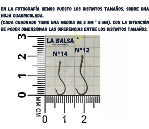 Mustad Anzuelo 80150BR #14 Atado Moscas x25 Unid 1