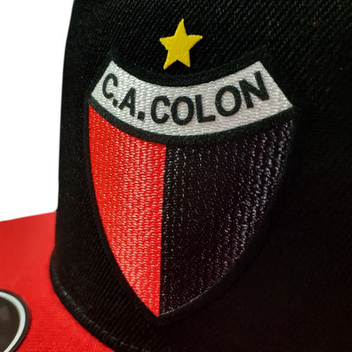 Mdt Cap Flat Bill Colón De Santa Fe Escudo Malvinas Argentinas 4