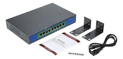 U.S. M0V5 8 Port 10/100 Mbps Switch Poe/Injector of IEEE802.3at Power 1