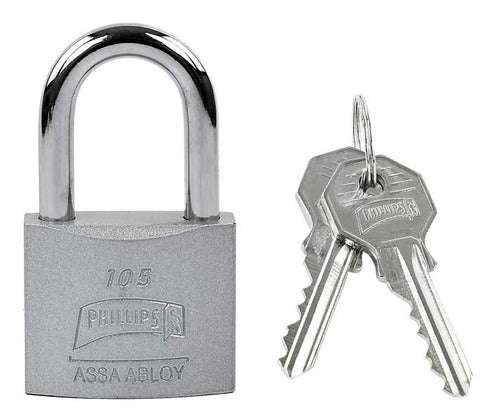 Philips Anti-Pry Iron Padlock 62 mm Suitable for Outdoor Use 0